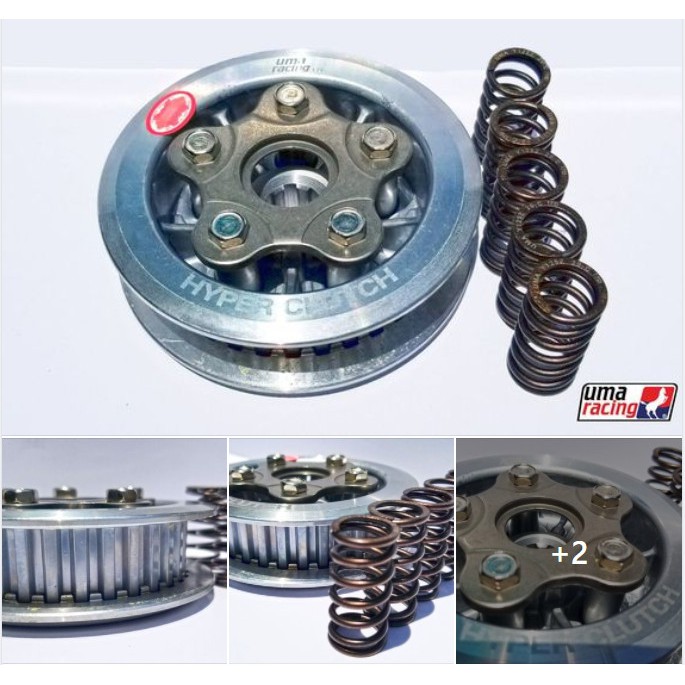 ĐẾ NHÔM NỒI UMA RACING 5 LÒ XO CHO WINNER / SONIC 150 [ CHÍNH HÃNG]