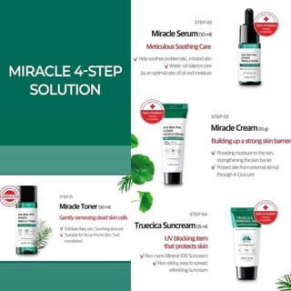 Bộ Dưỡng Da Mụn Some By Mi AHA-BHA-PHA 30 Days Miracle Solution 4-Step Kit Edition