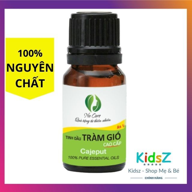 [CHO BÉ YÊU] Tinh Dầu Tràm Gió Cao Cấp Nucare 5ml, Nguyên Chất, Ngừa Cảm Sốt, Côn Trùng Cắn Cho Bé