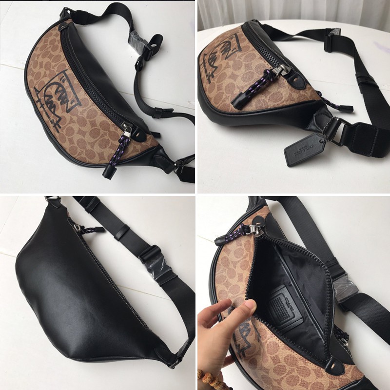 Túi COACH F78777 đeo chéo ngực và trước bụng phong cách thể thao chất lượng cao cho nam và nữ