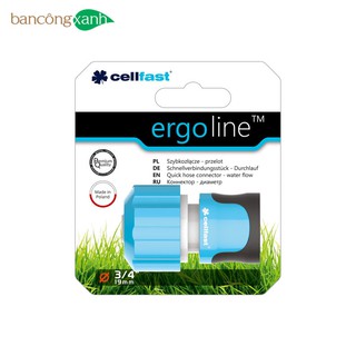 Cút Nối Nhanh Ống Nước Với Vòi Tưới, Thiết Bị Tưới Cellfast Ergoline