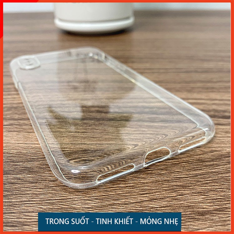 Ốp dẻo trong suốt IPHONE X, XS, XS MAX, XR, 11, 11 PRO, 11 PRO MAX Chống sốc.Ốp dẻo trong không ố vàng educase66