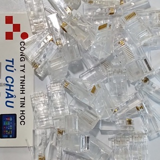 Đầu bấm mạng RJ45: Hiệu AMP (BỊT 100 ĐẦU)