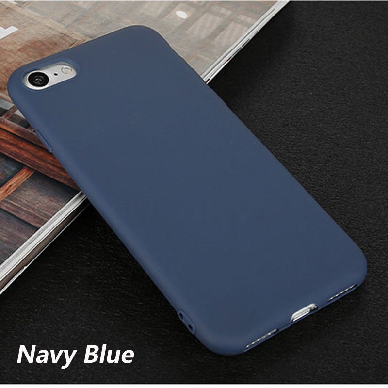 Ốp nhựa TPU mềm màu kẹo ngọt cho iPhone 5 5s SE 6 6s 6Plus 6sPlus 7 8 7Plus 8Plus X XS | BigBuy360 - bigbuy360.vn