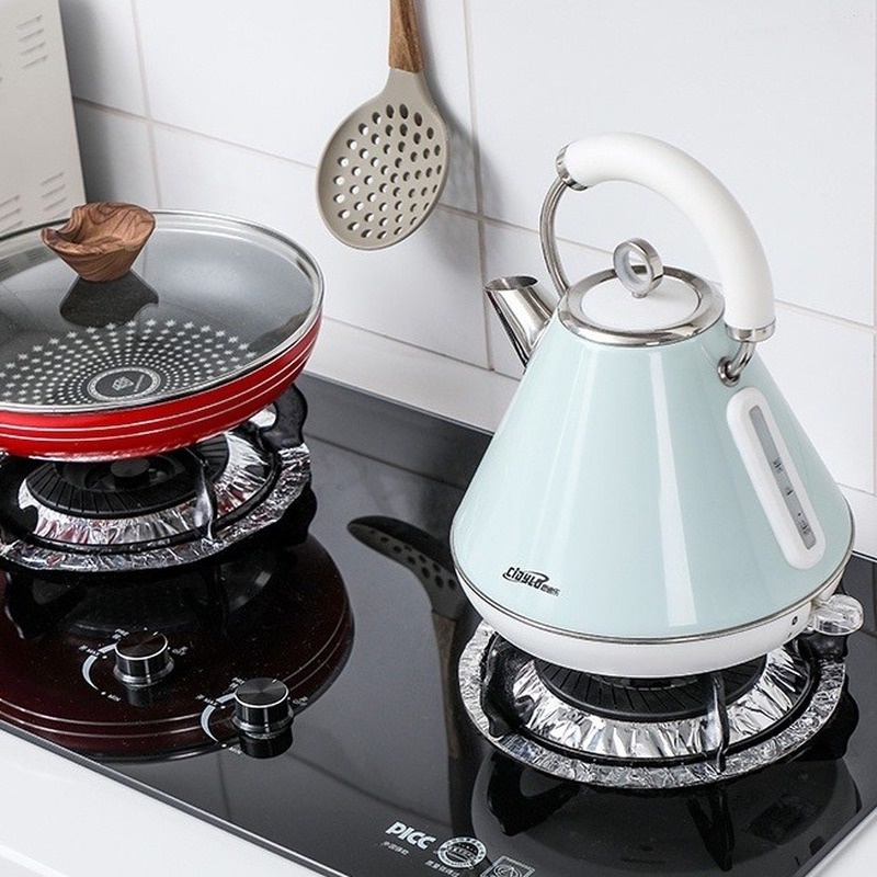 Set 10 Tấm Lót Bếp Ga/Bếp Chống Dầu Cách Nhiệt Tiện Dụng