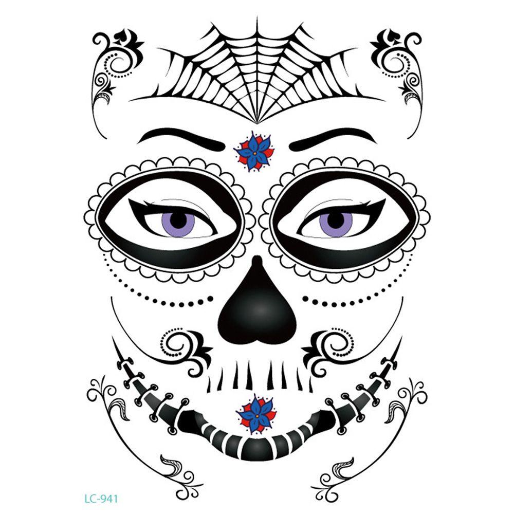 FOREVER Hình Xăm Dán Họa Tiết Halloween Độc Đáo