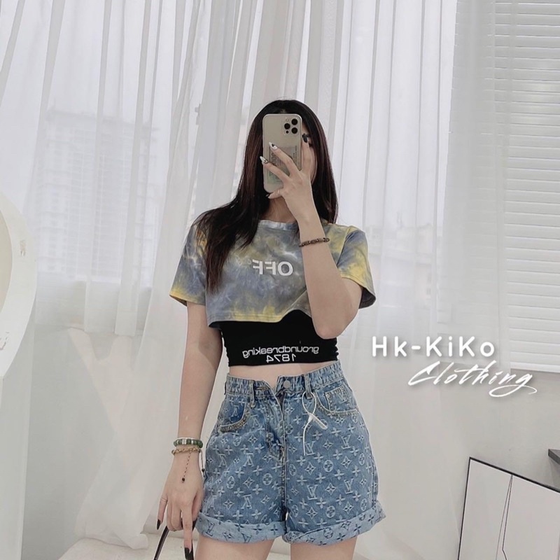 SET 2 ÁO CROPTOP LOANG MÀU | BigBuy360 - bigbuy360.vn