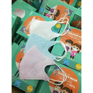 Khẩu trang 3D em bé Dolphin Mask (hộp 10c)