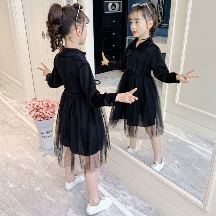 Đầm Tay Dài Dáng Rộng Phong Cách Thời Trang Mới 2022 Cho Bé Gái