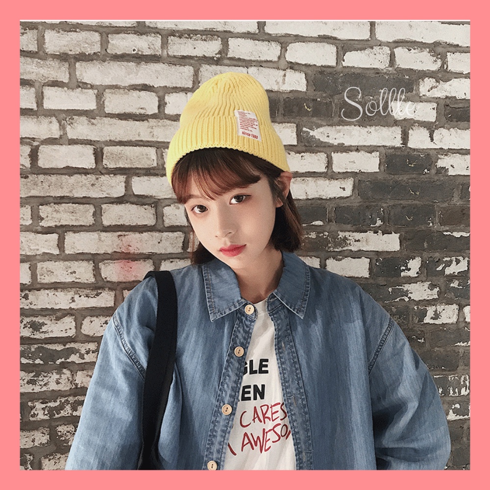 Nón len mũ beanie hip hop chất ngầu Hàn Quốc Sollle M02N