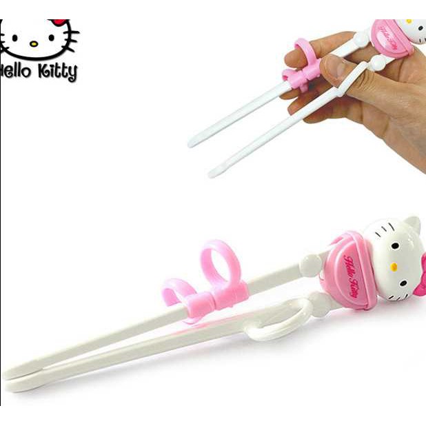 Đũa Tập Ăn Cho Bé Hello Kitty 3D Hàn Quốc
