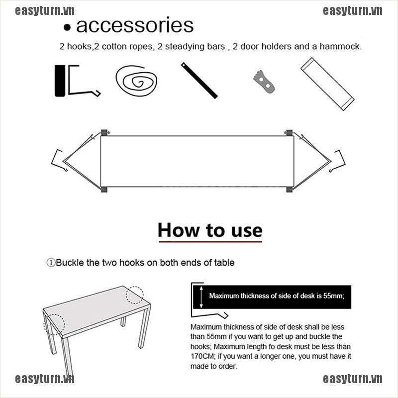 Võng Mini Gác Chân Tiện Lợi