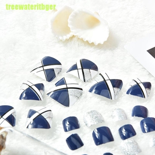 Set 24 Móng Chân Giả Kèm Keo Dán