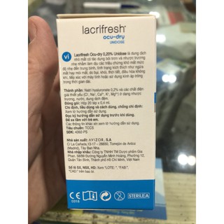 NHỎ MẮT TÉP AVIZOR LACRIFRESH