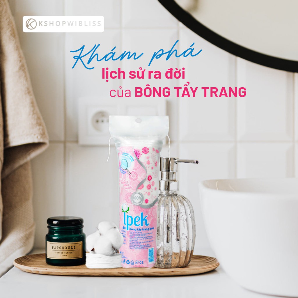 [150M] Bông Tẩy Trang Ipek Thổ Nhĩ Kỳ 150 (120 + 30) Miếng - bông tẩy trang | BigBuy360 - bigbuy360.vn
