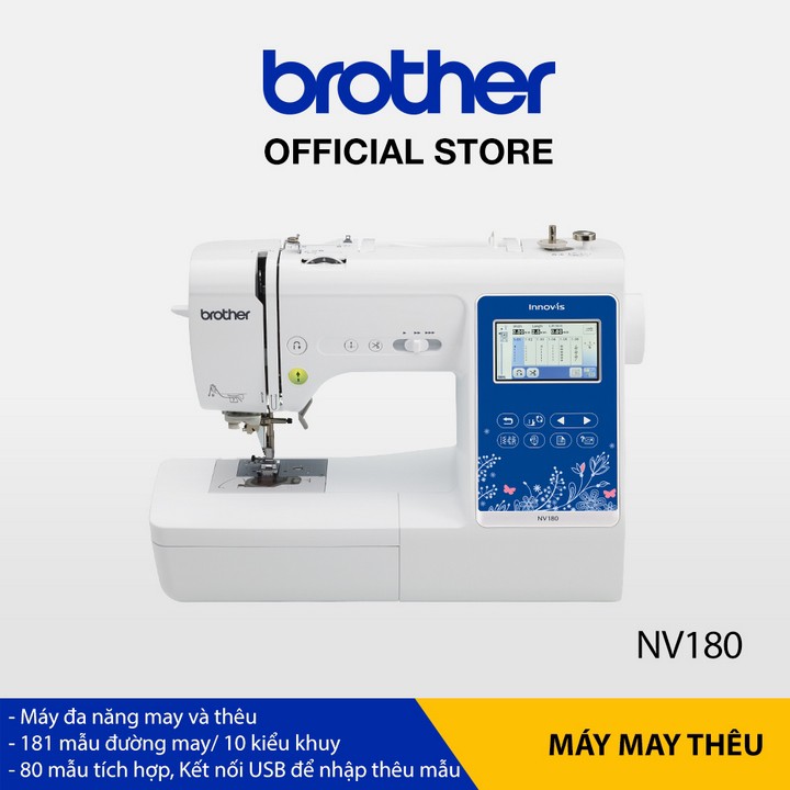 Máy may thêu Brother NV180