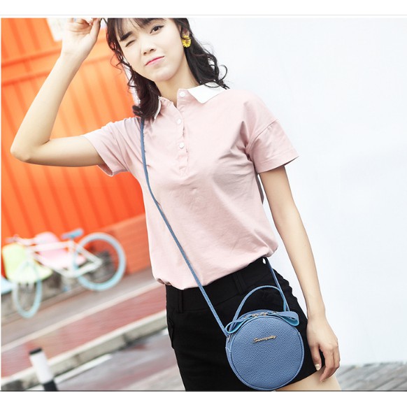 Túi đeo chéo, túi xách nữ phong cách Hàn Quốc giá rẻ, da PU cao cấp (Hàng nhập)