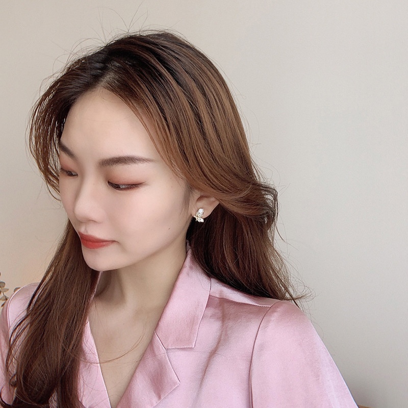 DREJEW Khuyên tai hình bướm phong cách Hàn Quốc đơn giản cá tính cho nữ
