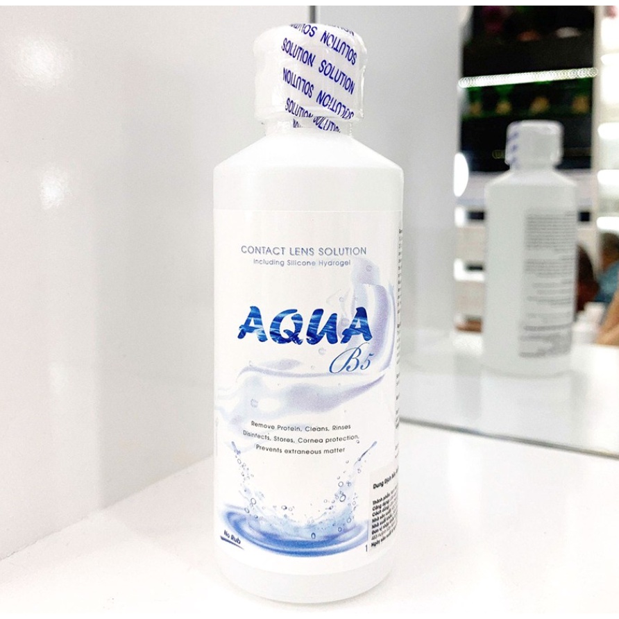 Nước Ngâm, Bảo Quản Kính Áp Tròng Aqua B5 Hàn Quốc 150ml
