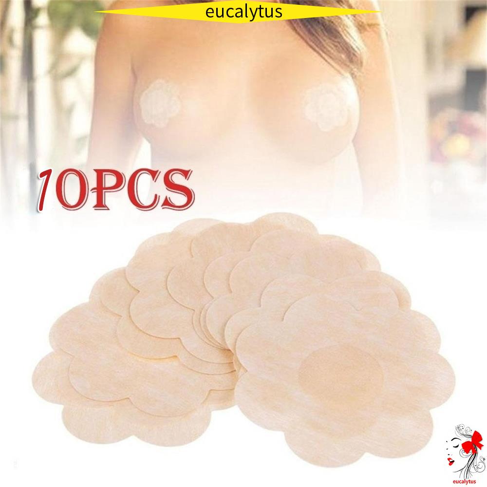 Bộ 10 Miếng Dán Ngực Không Dây Vô Hình Gợi Cảm Thời Trang Cho Nữ