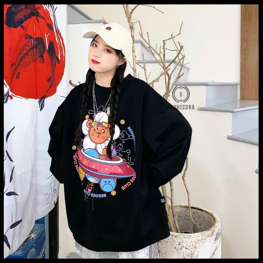 Áo Thun Sweater Nam Nu Unisex Thời Trang Form Rộng Áo Thun Tay Dài Cặp Đôi Đẹp Cao Cấp - Saphisdra ❤️