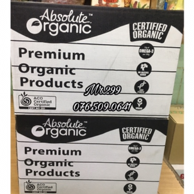 Hạt Chia Absolute Organic 1 kg [ date 2023]
