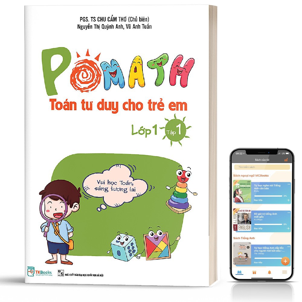 Sách - POMath - Toán tư duy cho trẻ em 1 - MCBooks