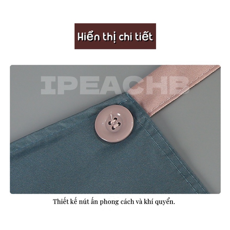 Tạp dề nấu ăn pha chế nhà bếp cao cấp, có khăn lau hai bên, không thấm nước và bám dầu có túi đựng