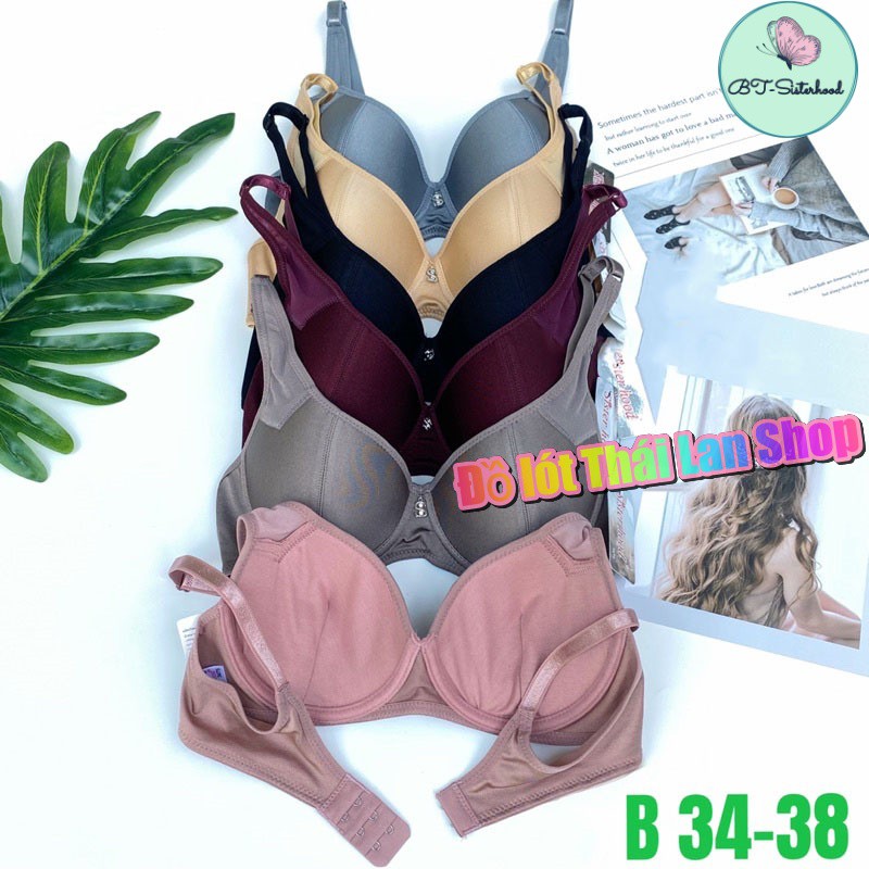 Áo ngực nữ Thái Lan Sisterhood 2031, áo lót có gọng đệm mỏng, form quả to phù hợp với ngực chảy xệ, Vanvene, LAVENUSA | BigBuy360 - bigbuy360.vn