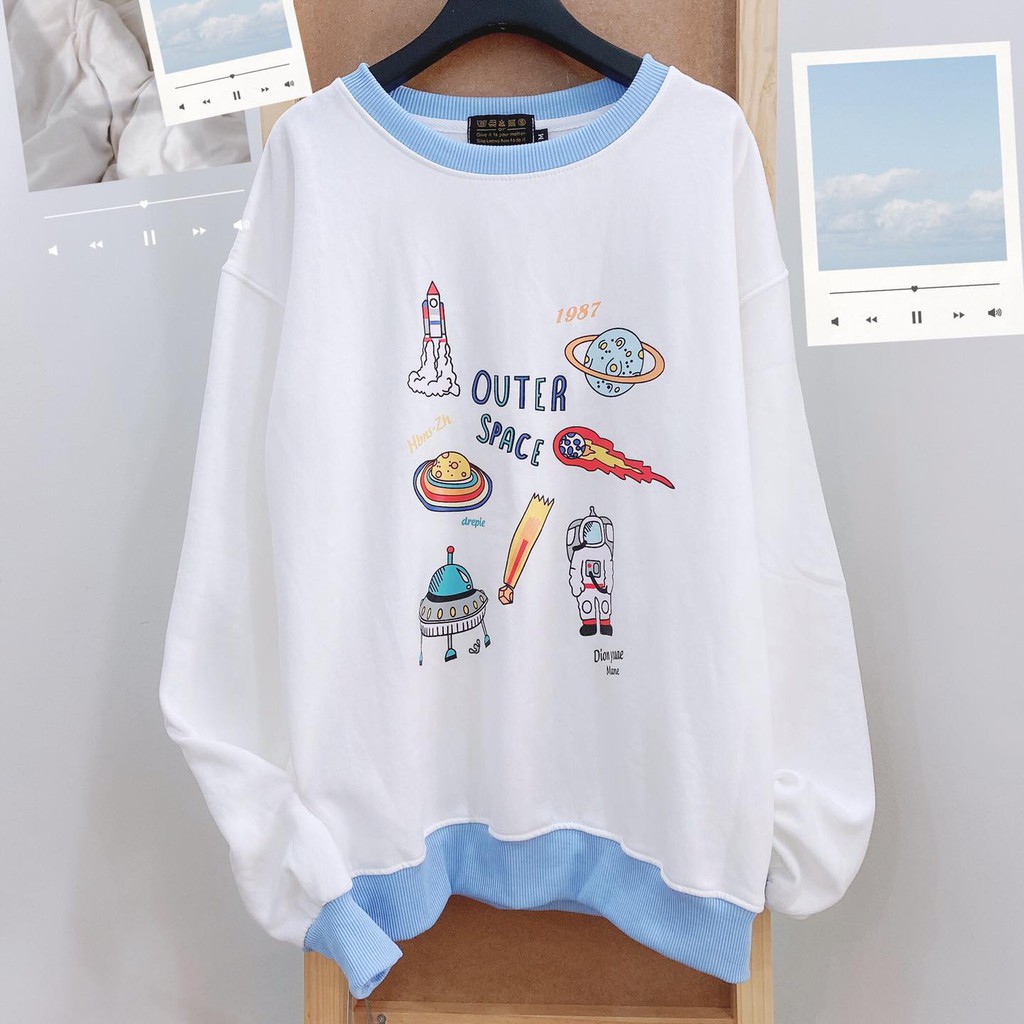 Áo Sweater Nỉ Bông Unisex 1987 [ FREESHIP ] form nam nữ unisex ❤️ Jaystoree ❤️