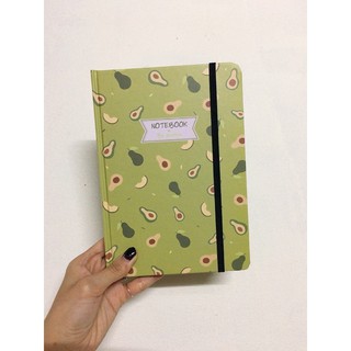 sổ bìa cứng ruột kẻ ngang Avocado cute 🥑🥑