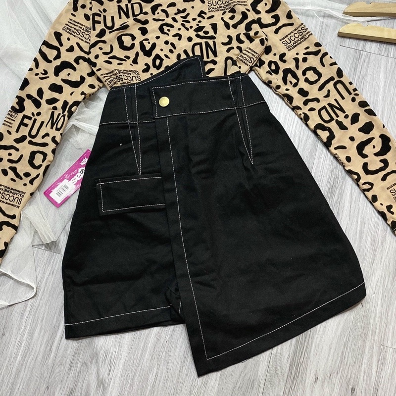 CHÂN VÁY LƯNG CAO VIỀN CHỈ NỔI TÔN DÁNG EO ẢNH THẬT VV1 | BigBuy360 - bigbuy360.vn