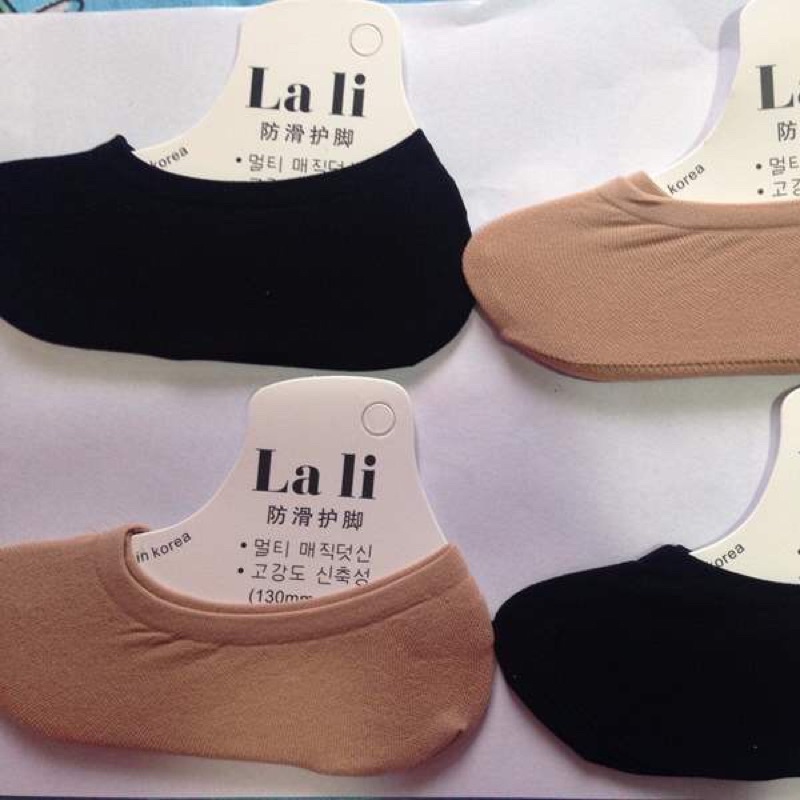 Tất lười - Tất hài nữ Lali màu đen và da