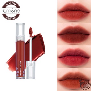 [BÁN CHẠY]  Son Kem Lì, Mịn Mượt Như Nhung Romand Milk Tea Velvet Tint 4.4g