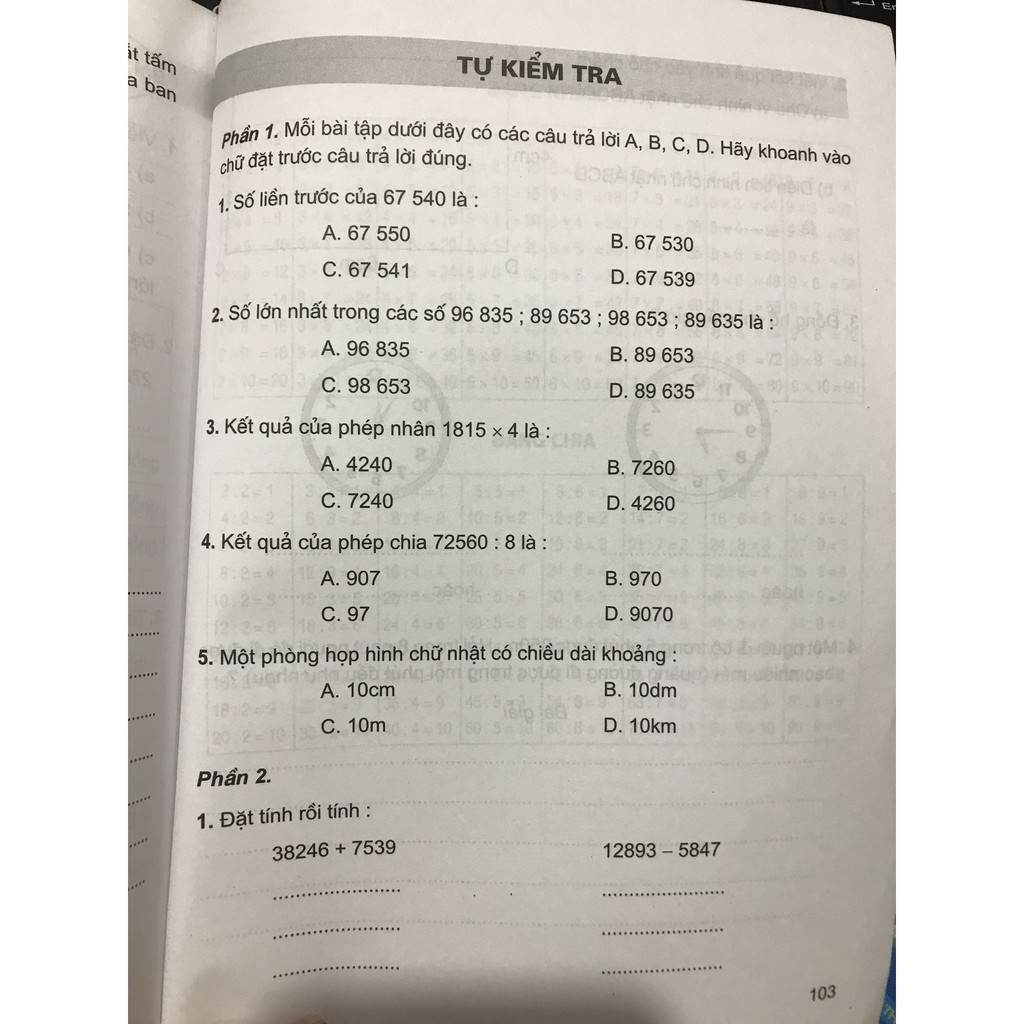 Sách-Vở Bài Tập Toán lớp 3 tập 2 +1bút chì | BigBuy360 - bigbuy360.vn