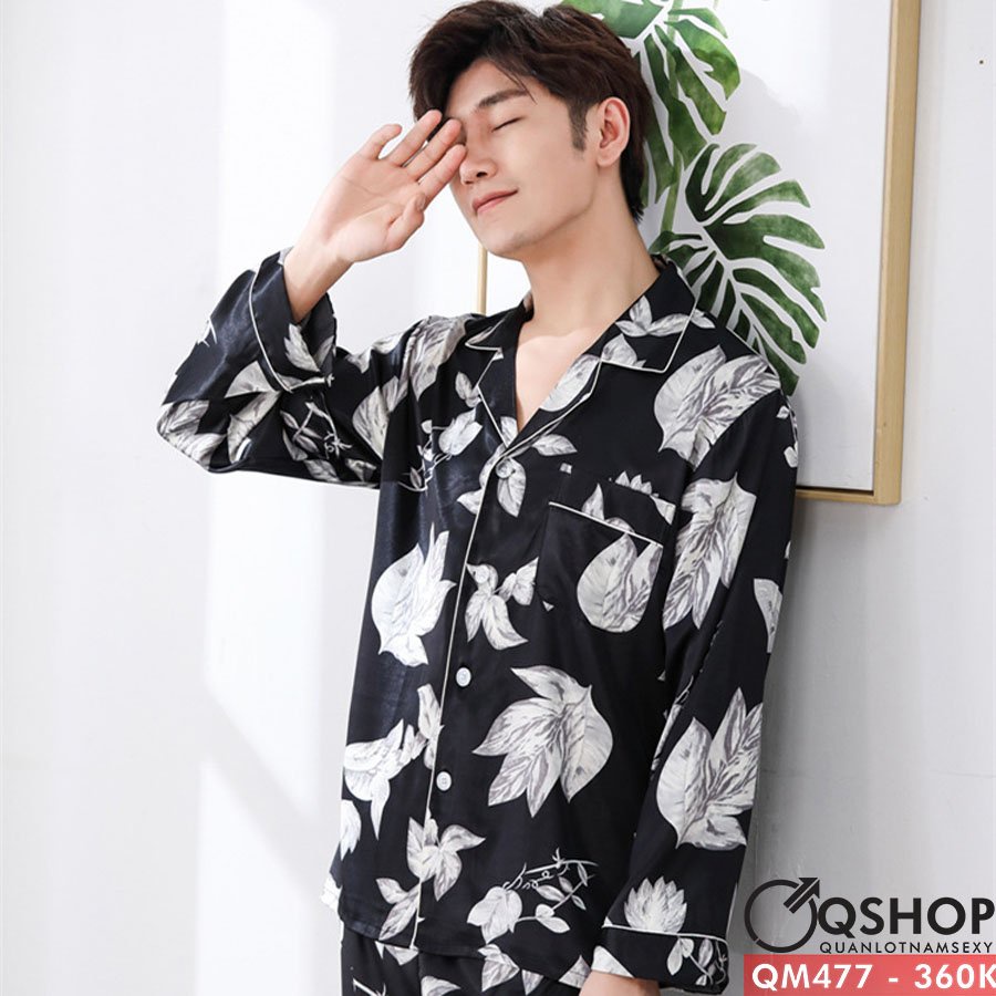 Bộ đồ pijama quần dài, tay dài QSHOP QM477