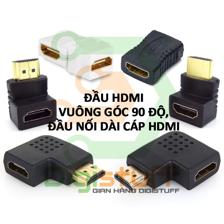 Đầu nối dài cáp HDMI đầu chuyển HDMI vuông góc chữ L ( góc trái, phải, lên, xuống ) 95