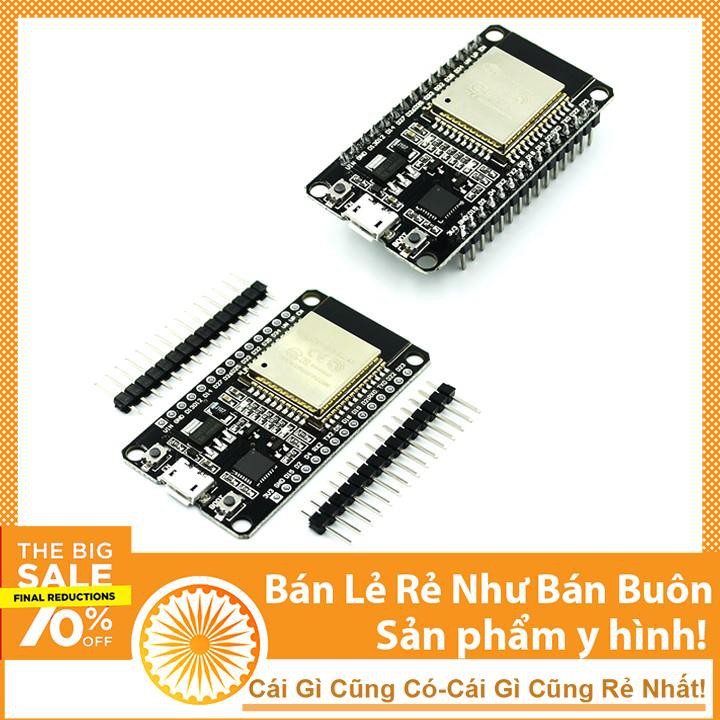 Mạch Thu Phát Wifi + Bluetooth BLE ESP32 NODEMCU NODE32 Internet Of Thing IOT Kèm Cáp