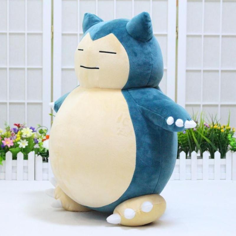 Đồ chơi nhồi bông hình nhân vật Snorlax Pokemon đang ngủ làm quà tặng cho trẻ dịp giáng sinh/sinh nhật