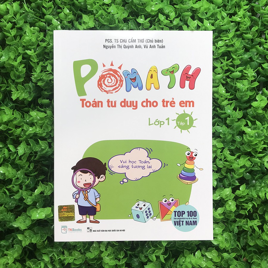 Sách - POMath - Toán Tư Duy Cho Trẻ Em Lớp 1 (Combo 2 tập, lẻ tùy chọn)