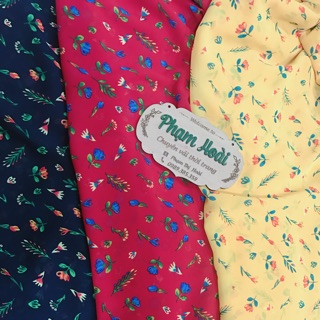 vải von hoa nhí siêu đẹp