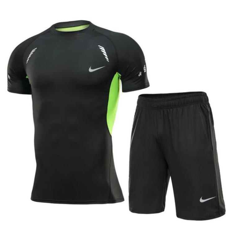 Bộ Đồ Bơi 2 Mảnh Áo Thun Tay Ngắn + Quần Short Nhanh Khô Dành Cho Nam ! ` Xịn