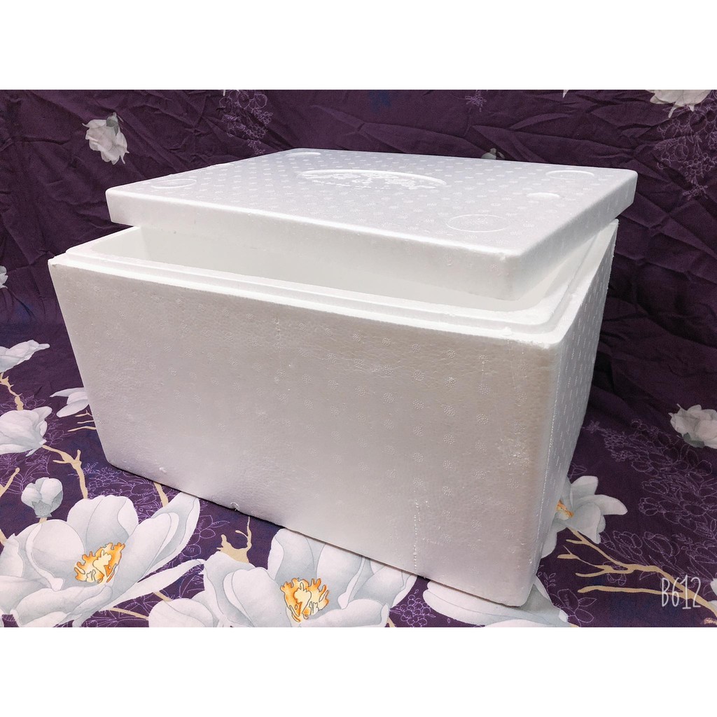 Thùng xốp 40 29 lít  đựng đá hải sản hoa quả đựng đồ trồng cây nuôi cá