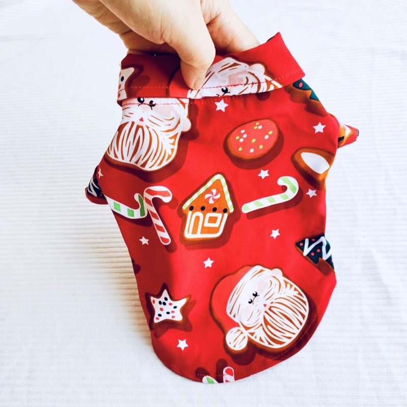 Áo sơ mi tuần lộc dành cho thú cưng, Áo mặc noel dành cho chó mèo LaLi Petfashion