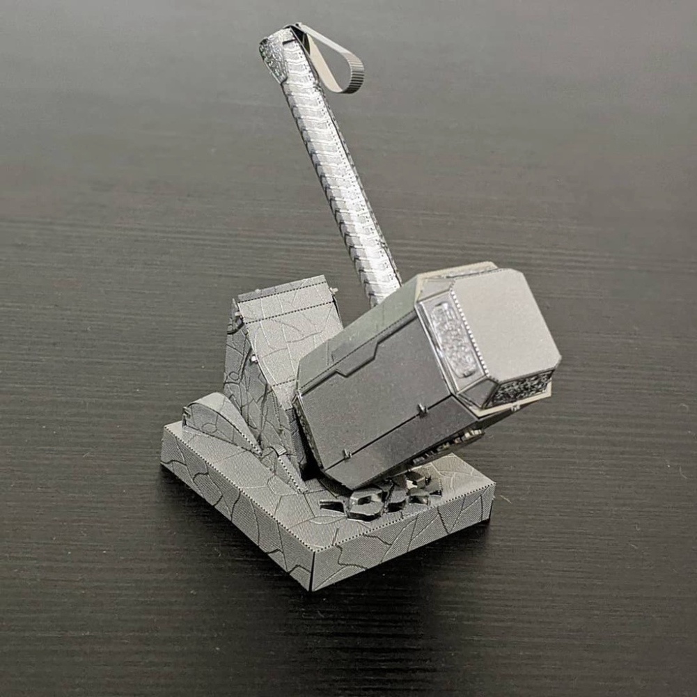 MÔ HÌNH 3D KIM LOẠI LẮP RÁP MARVEL MJOLNIR  - HÀNG NHẬP KHẨU