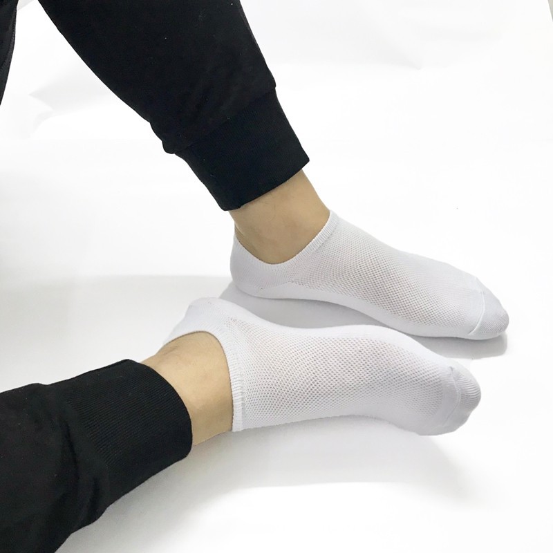 tất lưới nam thông hơi mẫu mới chất cotton