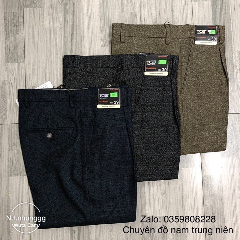 Quần tây (quần vải) Nam Trung Niên chất đẹp Ảnh Thật, sỉ Inbox