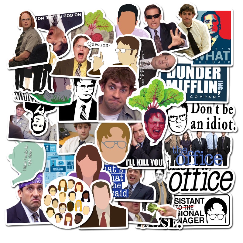 JOJO· Bộ Hình Dán Chống Thấm The Office, 50 tờ/bộ
