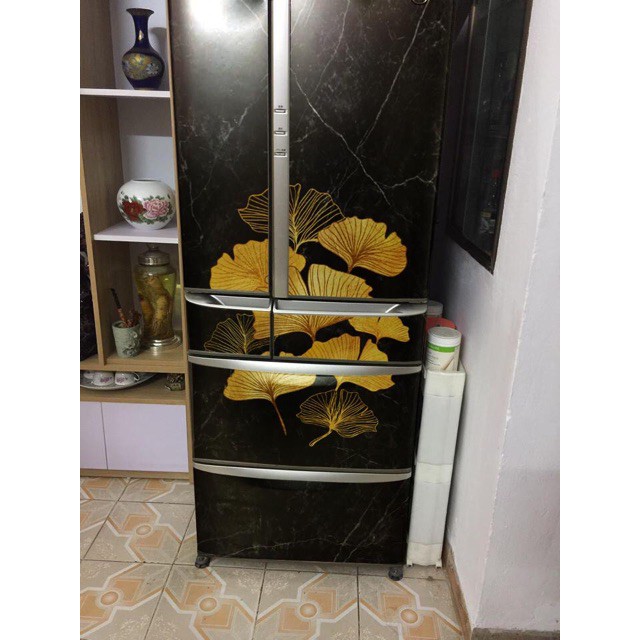 Decal dán tủ lạnh Nhật HUE DECOR chống nước, siêu bền