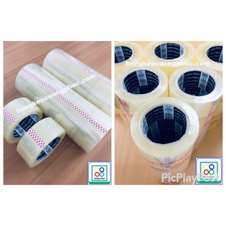 1 CÂY BĂNG KEO TRONG 6 CUỘN SIÊU DÍNH